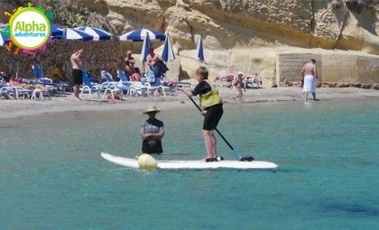 Paddleboarding in Malta