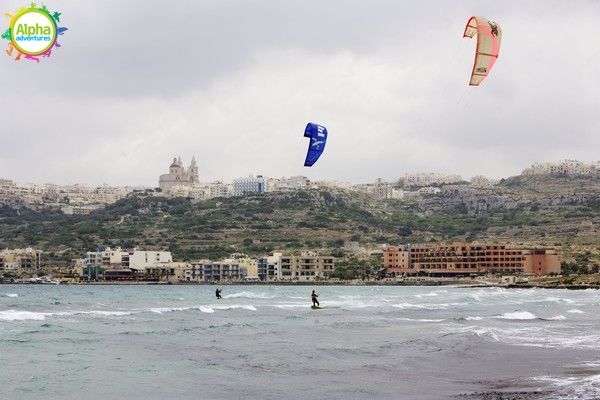Kiteboarding experience in Malta