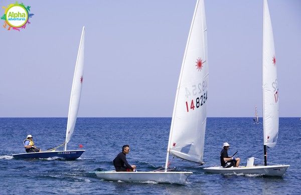 Dinghy sailing in Malta