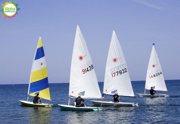 Dinghy sailing in Malta