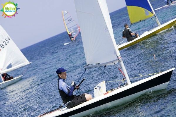 Dinghy sailing in Malta