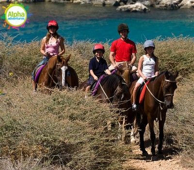 Horse riding countryside