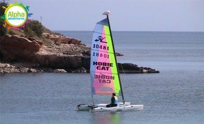 Dinghy sailing in Malta