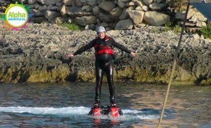 Flyboarding in Malta