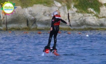 Flyboarding in Malta